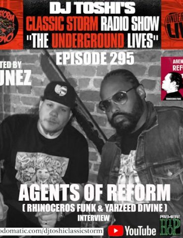 DJ Toshi Sunez classic storm radio yahzeed divine Rhinocerous funk O The Great Agents of Reform