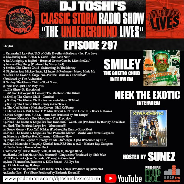 Smiley The Ghetto Child neek the exotic classic strom radio dj toshi sunez